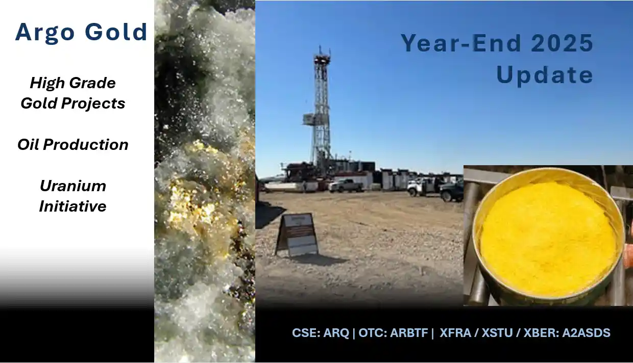 Argo Gold PowerPoint Fin de l'année Présentation corporative (EN), 23 décembre2025